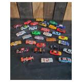 30 + Vintage Toy Cars Corgi Jr., Majorette, Jada, Tomica, and More