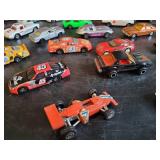 30 + Vintage Toy Cars Corgi Jr., Majorette, Jada, Tomica, and More