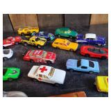 30 + Vintage Toy Cars Corgi Jr., Majorette, Jada, Tomica, and More