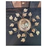 Vintage Mid Modern United Clock Corp Wall Clock Working WoW