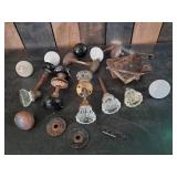 Nice Collection of Farmhouse Door Hardware with many Glass knobs