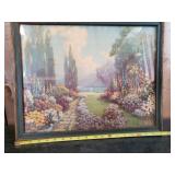 Beautiful Early 20th century R. Atkinson, Lithographs Framed