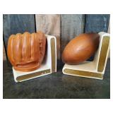2 Super Cute Lefton Sports Themed Book Ends