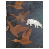 25 + Rustic metal cutouts of various design Great for Crafts or accents