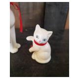 Very Collectible Taka Hashi Cat Figurines Made in Japan No Cracks or Chips
