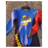 3 Quality Wet Suits Sterns and Body Glove Large and XL Sizes
