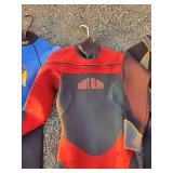 3 Quality Wet Suits Sterns and Body Glove Large and XL Sizes