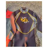 3 Quality Wet Suits Sterns and Body Glove Large and XL Sizes