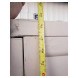 68" Tall Plastic Storage Cabinet in Solid Condition