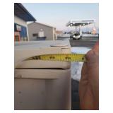 68" Tall Plastic Storage Cabinet in Solid Condition