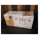 New in Box Hampton Bay Chrome Finish Vanity Fixture