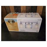 New in Box Hampton Bay Chrome Finish Vanity Fixture