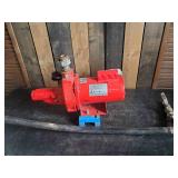 A Working Red Lion Ground Pump