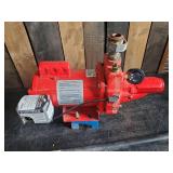 A Working Red Lion Ground Pump