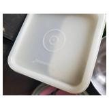 Huge Lot of Kitchen Bowls Platters Tupperware Stainless Steel and More