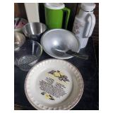 Huge Lot of Kitchen Bowls Platters Tupperware Stainless Steel and More