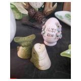 Gorgeous Collection of mid modern Kitchen Decor including Calif Pottery and Lefton