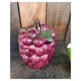 Precious Collection of Grape Themed Dishes and Decor Ardco and Lefton