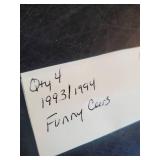 4 1993 1994 Funny Hot Wheels Cars