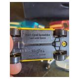 Toy Car Carrying Case with 24 Vintage Cars