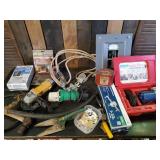 Large group of Electrical supplies and Tools - 2 Working Circular Grinders and More!