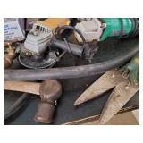 Large group of Electrical supplies and Tools - 2 Working Circular Grinders and More!