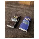 2 Vintage 1977 Hot Wheels Sheriff Cars