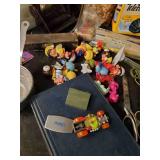 Large group of smalls w/ blow up vintage Olympia Beer Bar Display