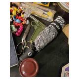 Large group of smalls w/ blow up vintage Olympia Beer Bar Display