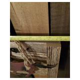 Beautiful Running Horses Wall Display Metal and Wood