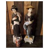 Very Large Beautiful Asian Statues - Heavy