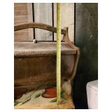 2 vintage footstools and Little Sewing Box