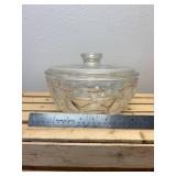 Vintage Teardrop Pyrex 9" Round Casserole Dish with Lid - No Chips or Cracks
