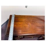 Vintage Hammary Queen Anne Style Mahogany Lowboy Table w/ 4 Drawers Minimal Wear 35"W x 18"D x 30"H