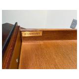 Vintage Hammary Queen Anne Style Mahogany Lowboy Table w/ 4 Drawers Minimal Wear 35"W x 18"D x 30"H