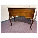 Vintage Hammary Queen Anne Style Mahogany Lowboy Table w/ 4 Drawers Minimal Wear 35"W x 18"D x 30"H