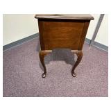 Vintage Hammary Queen Anne Style Mahogany Lowboy Table w/ 4 Drawers Minimal Wear 35"W x 18"D x 30"H