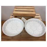 2 Pineapple Upside Down Pans and Cotillion Serving Platter by Sango