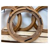 (4) 9" Wood Frames for Hanging 9" Decorative Plates