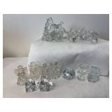 (16) Biedermann Assorted Mini Candle Holder  Collection - Angels, Birds, Hearts, Horses