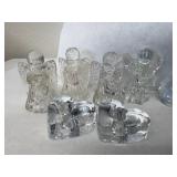 (16) Biedermann Assorted Mini Candle Holder  Collection - Angels, Birds, Hearts, Horses