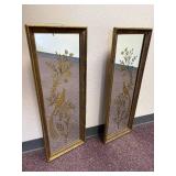 Pair 32 x 12 Art Deco 1920