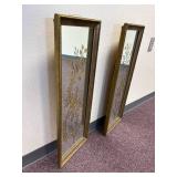 Pair 32 x 12 Art Deco 1920