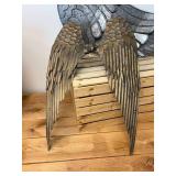 2 Large Metal Angel Wings to Hang on Wall