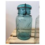 4 Bail Wire Close Glass Top Canning Jars