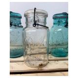 4 Bail Wire Close Glass Top Canning Jars