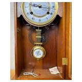 Statue of Liberty Centennial Pendulum Wall Clock - Working - With Key