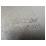 18" x 12" x 2" Commercial Aluminum Cookware Company No. 1803 Low Profile Non-Stick Baking Pan w/ Handles