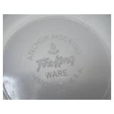 Vintage Anchor Hocking Fire King 9" Summerfield Milk Glass Mixing Bowl