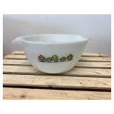 Vintage Anchor Hocking Fire King 9" Summerfield Milk Glass Mixing Bowl